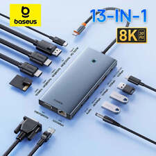 Baseus USB Type C to HDMI-Compatible HUB Adapter 13-In-1 DP 4K 60Hz picture