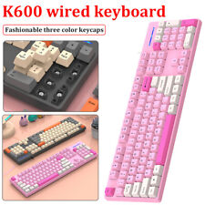 Wired Keyboard 104 Keys USB Interface Wired Keyboard ABS Office Keyboard 3-color picture