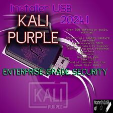 Kali Linux Purple 2024.1 Installer 8GB - Same Day Shipping - USA Seller picture