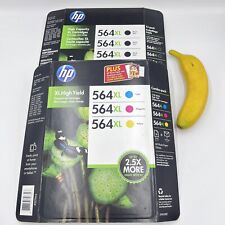 Lot of 6 Genuine HP 564XL  Ink Cartridges Black & Tri-Color CMYK Expired picture