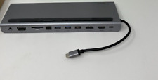Belkin 11-in-1 USB-C Multiport Dock adapter for MacBook Windows PC  Gray picture