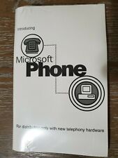 Vintage Sealed Microsoft Phone CD and Booklet 1990s  picture