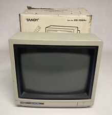 TESTED Vintage Tandy RGB Color Monitor CM-11 25-1024C Original Box Packaging picture