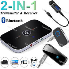 Bluetooth Receiver & Transmitter Wireless 3.5mm Aux Audio Adapter Car TV Stereo picture