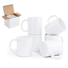 6 Sublimation White Coffee Mugs 11oz Sublimation Coffee Mugs AAA Coating picture