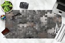 3D Retro Black Puzzle 784 Texture Non-slip Office Desk Mouse Mat Keyboard Game picture