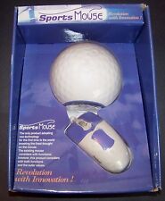 Golf Ball Computer/Laptop Mouse, Sports Hut, White Blue, Nest picture