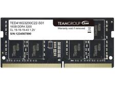 Team Elite 16GB 260-Pin DDR4 SO-DIMM 3200 (PC4 25600) Laptop Memory Ram picture