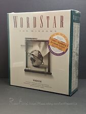 WordStar For Windows Version 1.00 1991 Win 3.0 MS-DOS 3.1: NEW / Factory Sealed picture