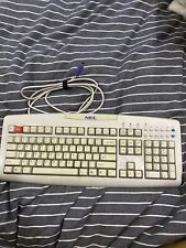 Vintage NEC Clicky Keyboard With Panic Button Sk 1300 picture