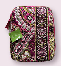 Vera Bradley Very Berry Pink Paisley Tablet Sleeve New With Tags picture