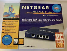 Netgear RP114 Web Safe Cable DSL Router 100 Mbps 4-Port 10/100 Switch Open Box picture