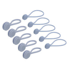 10 Pcs Magnetic Cable Clips 4.3 Inch/7.5 Inch x 0.6 Inch Gray picture