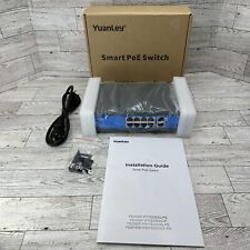 Yuanley 10 Port(8POE, 2UPLINK) Smart PoE Switch High Power Plug And Play picture