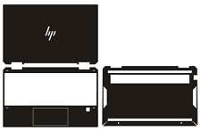 KH Carbon Laptop Sticker Skin Cover for HP spectre X360 13-aw0122tu aw0000 13.3