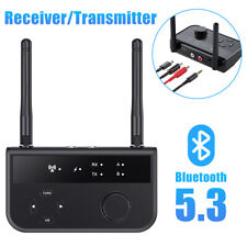 Bluetooth 5.3 Audio Receiver Wireless Music TV Transmitter Long Range 2 in 1 US picture