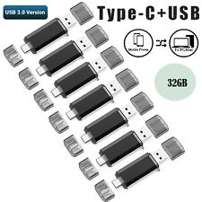 Kootion Lot 1/ 5/10 Pack USB 3.0 32GB Dual Type-C USB Flash Drives Memory Sticks picture