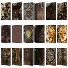 OFFICIAL SIMONE GATTERWE STEAMPUNK LEATHER BOOK WALLET CASE FOR APPLE iPAD picture