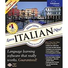 Learn Italian Now 8.0 PC MAC CD language speaking words read write conversation picture