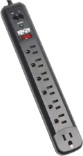 Tripp Lite 7 Outlet (6 Right Angle 1 Transformer) Surge Protector Power Black  picture