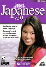 Instant Immersion Japanese Language (5 CD Rom Set) Learn to Speak Software picture