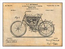 1901 Motorcycle Patent Print  Mousepad Computer Mouse Pad  7 x 9 picture