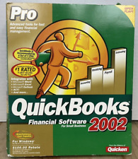2002 QuickBooks Pro for Small Business Intuit Software with KEY / CODE & Manual picture