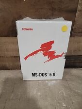 MS-DOS 5.0 / 86 DOS - Operating System Toshiba Factory Sealed Includes Manuals picture