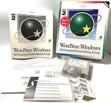 Vintage 1994 WordStar For Windows Version 2 Windows 3.1 / 95 Sealed Floppy Disks picture