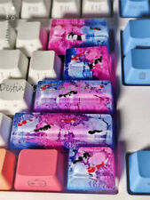 Resin Light Colorful Koi Fish Lotus Keycap for MK Custom Made Handmade Set 5 PCS picture
