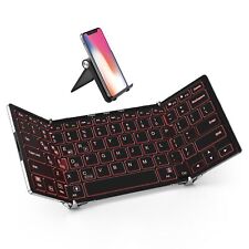 Iclever Bk05 Bluetooth Keyboard With 3-Color Backlight, Bluetooth 5.1 Multi-devi picture