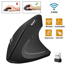 Vertical Ergonomic Mouse Optical Wireless Mice 2400DPI 6 Keys with USB Receiver picture