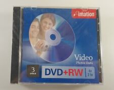 NEW 3 Pack Imation DVD+RW Rewritable Sealed Discs 120 Min / 4x   picture