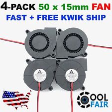 5v DC 50mm Blow Radial Cooling Fan 5015 Blower For 3D Printer DIY 2pin 4Pcs picture