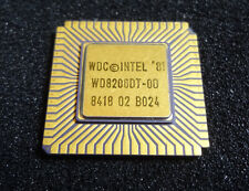 Vintage Rare WD/INTEL WD8206DT Purple Ceramic, Gold Leads, Error Correction IC picture