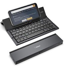 Geyes Folding Bluetooth Keyboard Aluminum Alloy Housing Black For Devices picture