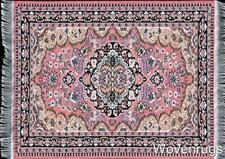 Computer Carpet Mouse Pad | Oriental Style Rug Mat Pink  picture