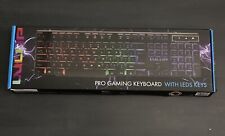 LVLUP Pro Gaming Keyboard with LED Keys LU801-NOC RGB Backlit picture