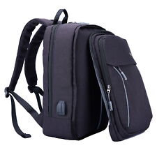 17 Inch Laptop Backpack Women & Men Travel Bag With USB Earphone Interface Cable picture