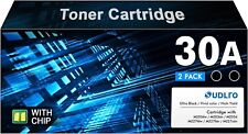 (2X) 30A Black Toner Cartridge CF230A Replacement for HP 30A CF230A 30X CF230X picture