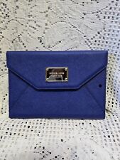 Michael Kors Blue Clutch for Apple iPad Mini w/Retina Display Leather New In Box picture