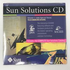 Sun Microsystems Sun Solutions CD Volume 1 1999 Telecommunications New Sealed picture