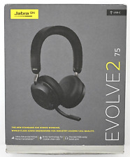 Jabra Evolve2 75 Wireless On-Ear Bluetooth NC MEMS Headphones Black picture
