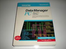 Timeworks Data Manager PC dos database new in box 5.25