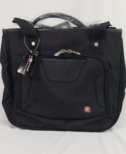 WENGER SWISS Bag NEW WT. Black Canvas Laptop/Meeting bag picture
