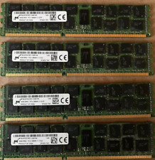 (LOT OF 4) MICRON 16GB DDR3 2RX4 1600MHZ SERVER MEMORY MT36JSF2G72PZ-1G6E1 picture