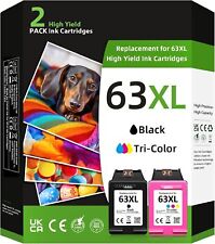 63 XL Ink Cartridges for HP 63 OfficeJet 3830 4650 5220 5255 ENVY 4512 4510 4520 picture