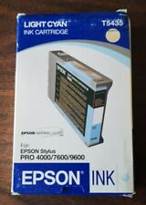05/2008 NIB Epson Genuine 110ml Ink T5435 Light Cyan Stylus Pro 4000/7600/9600  picture