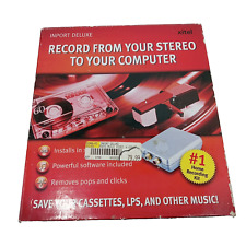 Xitel Inport Deluxe Stereo To PC Audio Recording Kit Converter Cassette Records picture