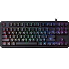ELECOM Gaming V Custom VK310 Tenkeyless RGB Gaming Keyboard, Backlit Wired... picture
